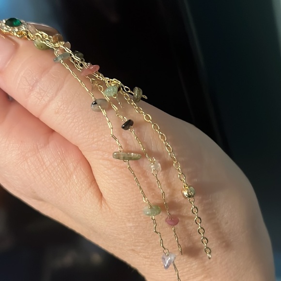 Boho flower statement earrings - Picture 7 of 7